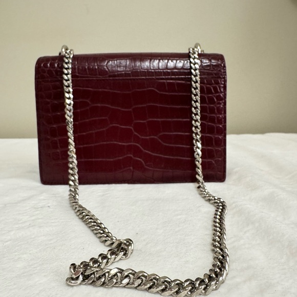 🩷SOLD🩷 YSL CROC LEATHER SUNSET MINI - Picture 3 of 16